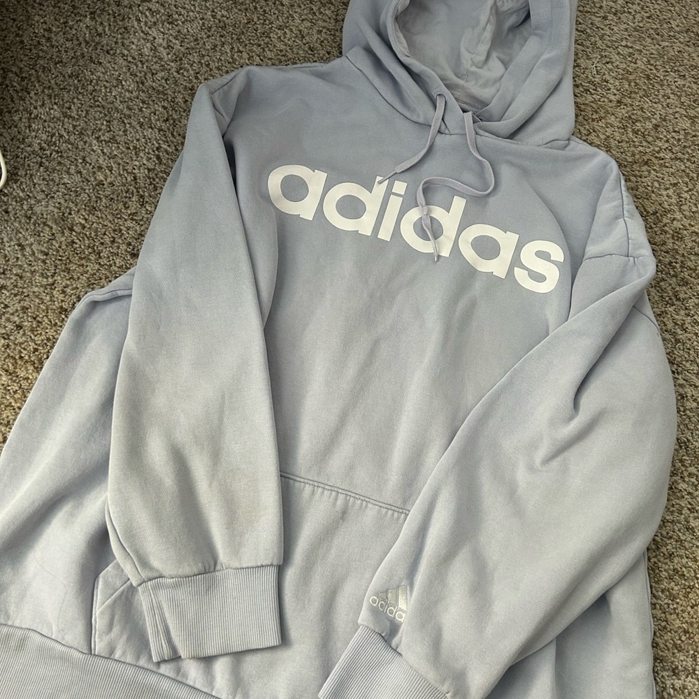 Adidas Lilac Hoodie with Logo